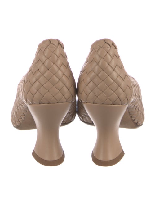Bottega Veneta Intrecciato Weave Leather Pumps