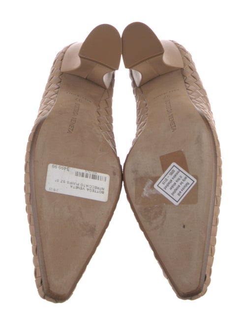Bottega Veneta Intrecciato Weave Leather Pumps