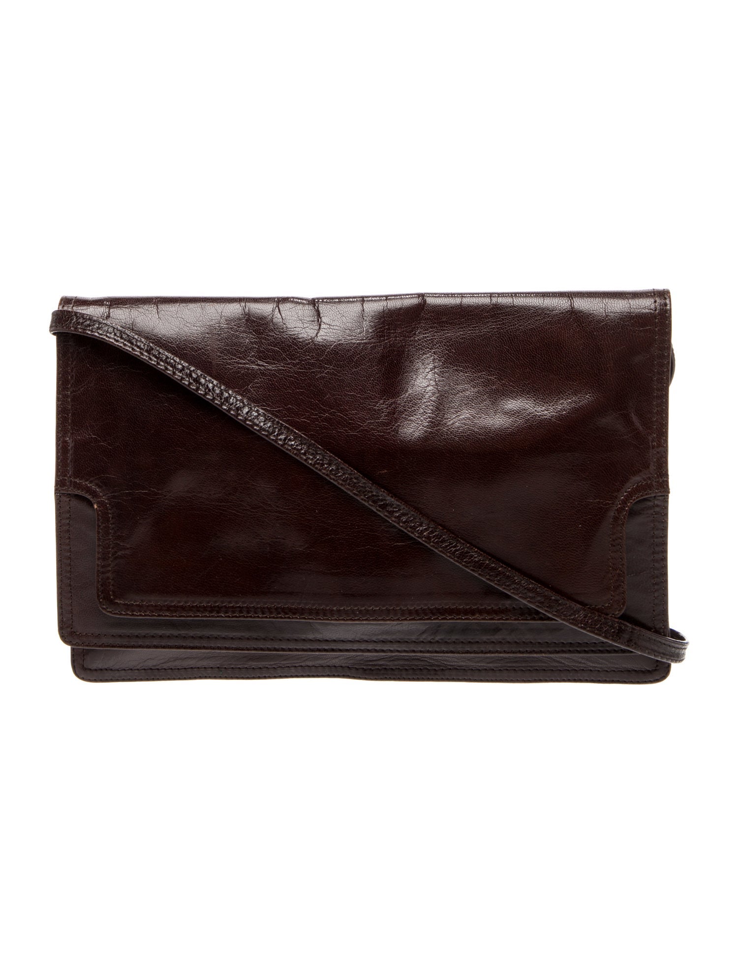 Bottega Veneta Leather Crossbody Bag Vintage