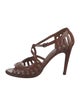 Bottega Veneta Intrecciato Weave Leather Slingback Sandals