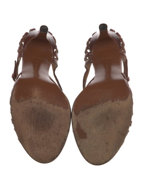 Bottega Veneta Intrecciato Weave Leather Slingback Sandals