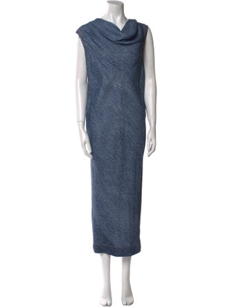 Bottega Veneta Printed Long Dress