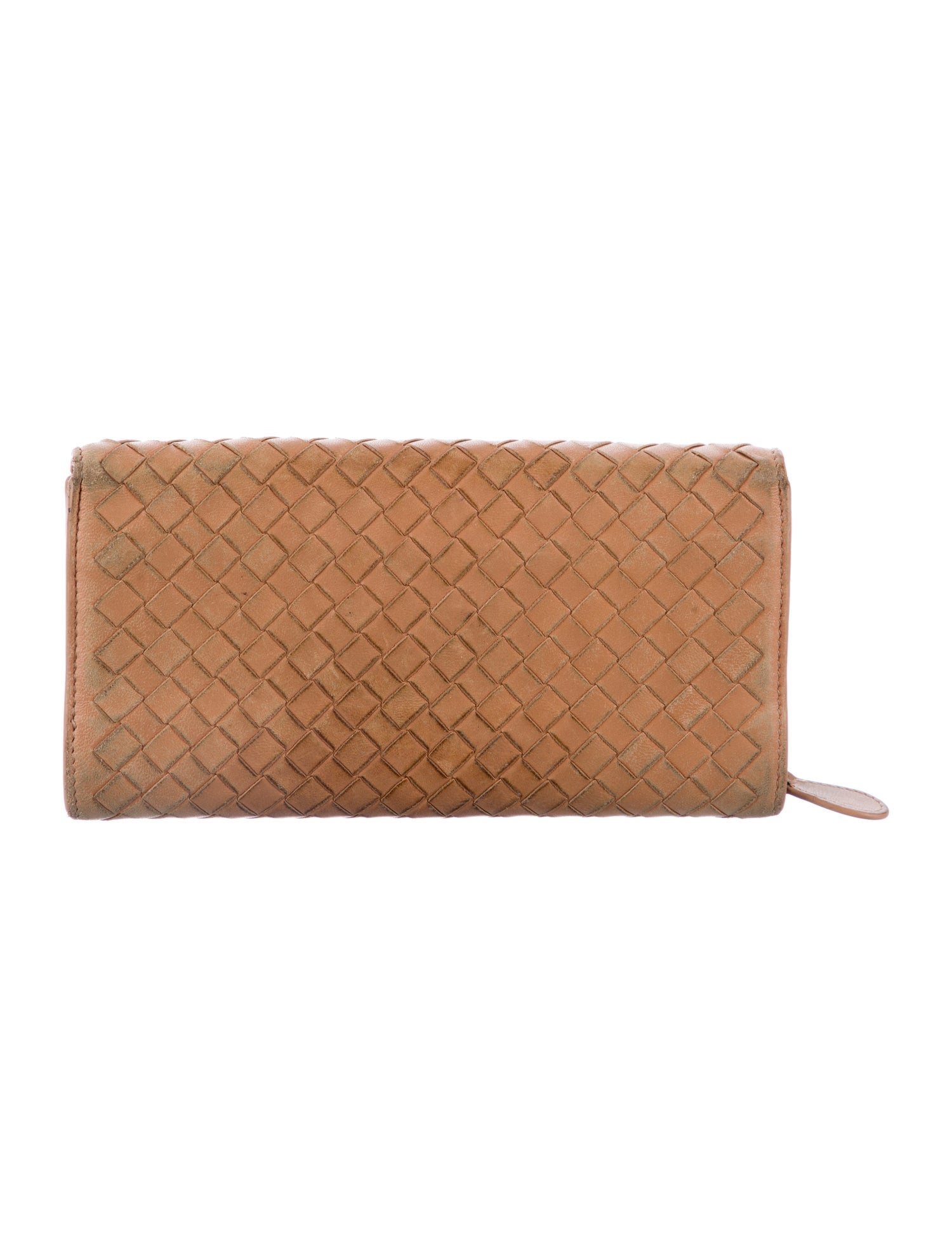 Bottega Veneta Intrecciato Weave Leather Continental Wallet
