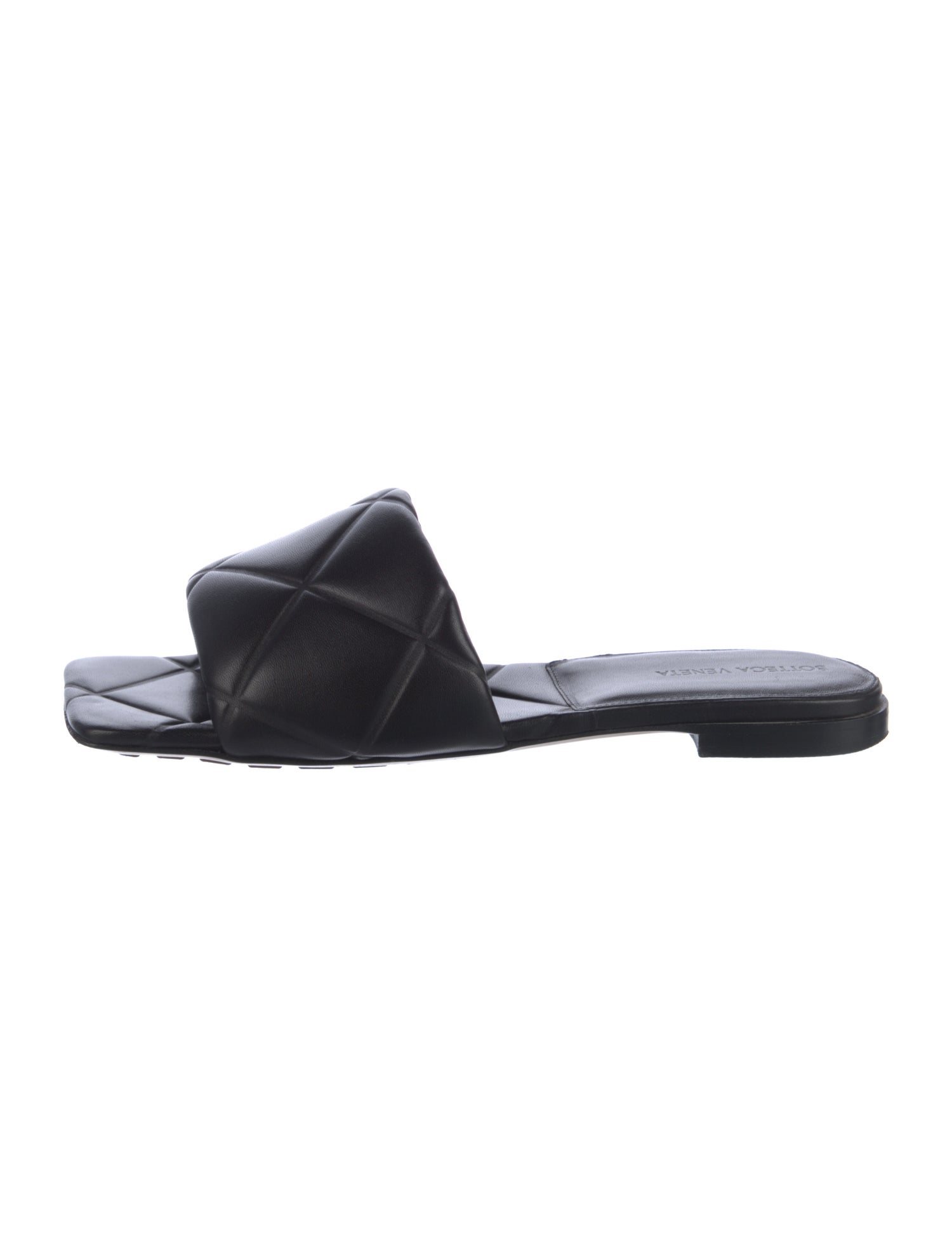 Bottega Veneta Intrecciato Weave Leather Slides