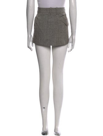 Bottega Veneta Wool Mini Skirt