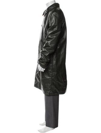 Bottega Veneta Lamb Leather Trench Coat