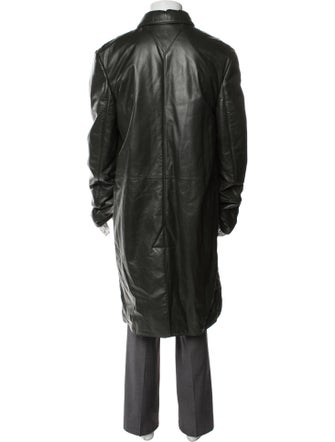 Bottega Veneta Lamb Leather Trench Coat