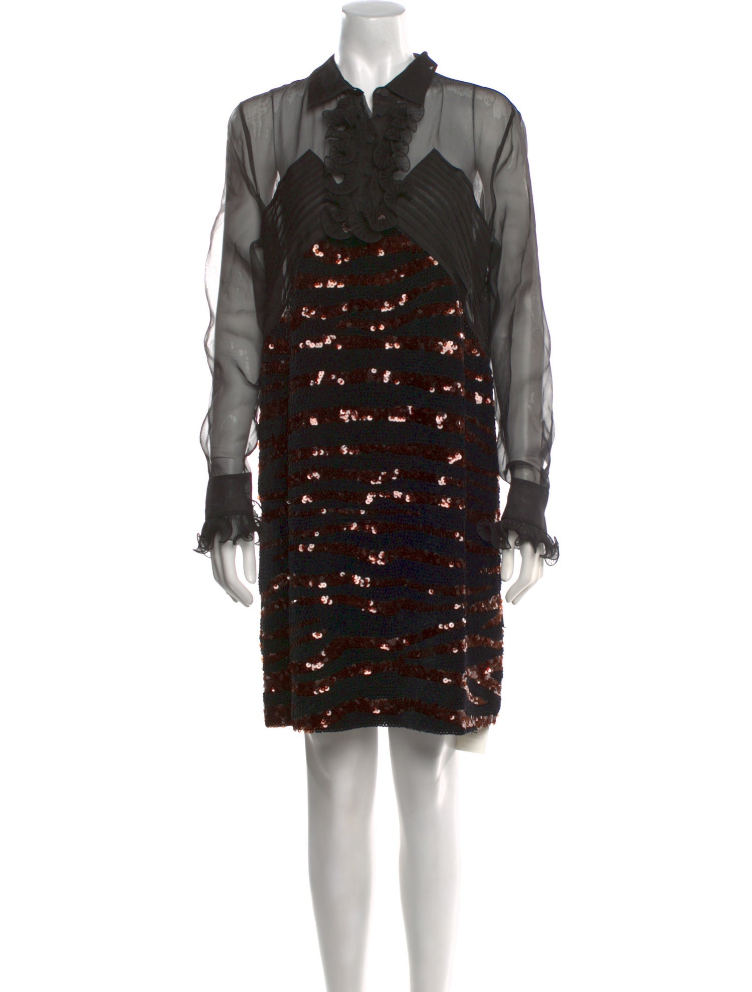 Bottega Veneta Silk Mini Dress w/ Tags