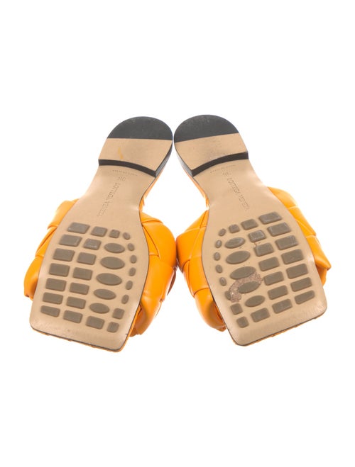 Bottega Veneta Intrecciato Weave Leather Slides