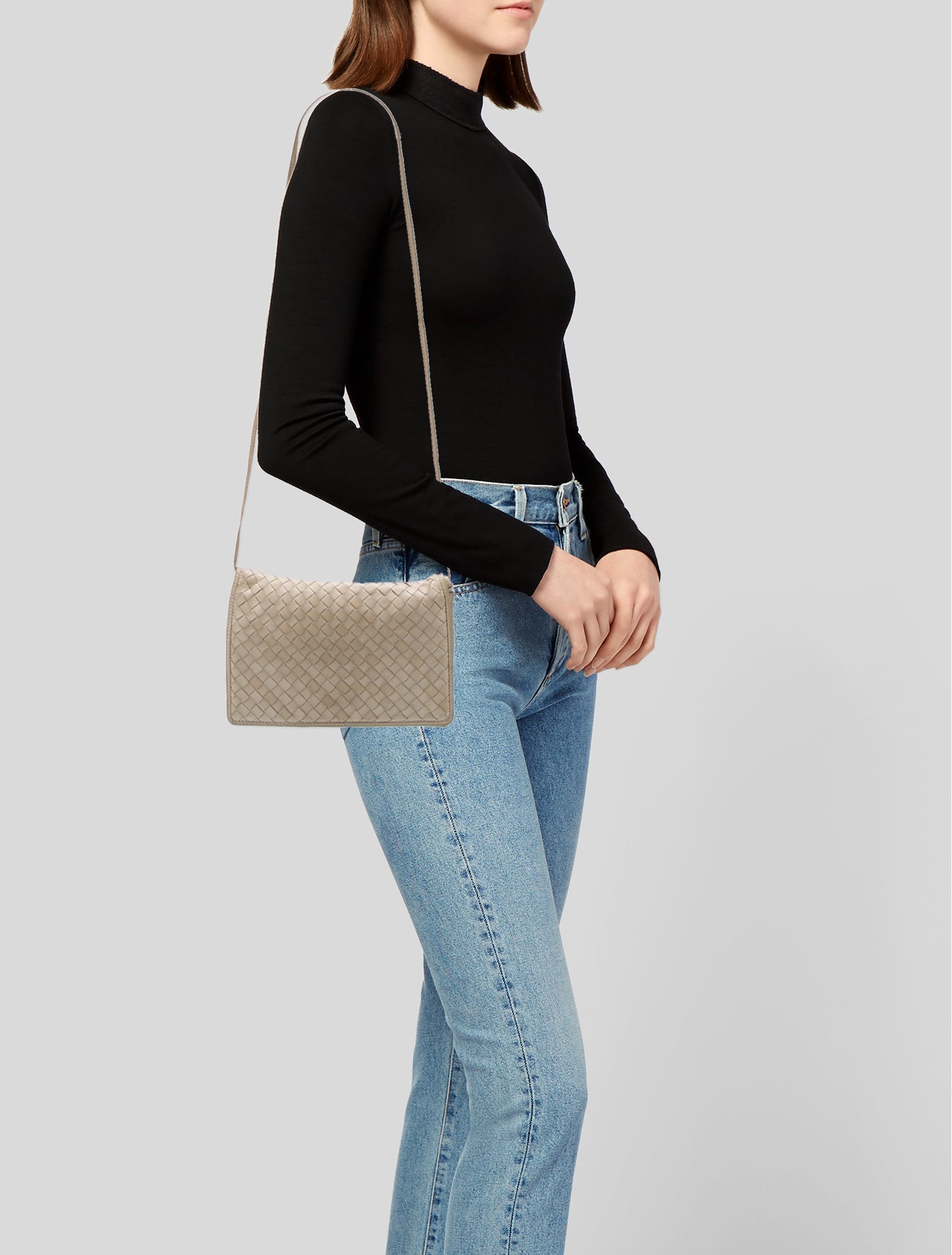 Bottega Veneta Intrecciato Messenger Bag Vintage