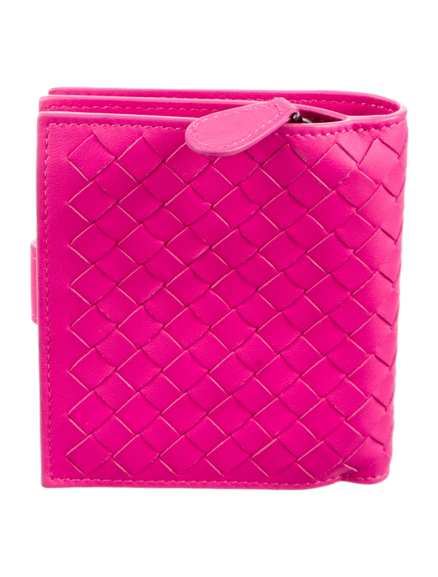 Bottega Veneta Intrecciato Compact Wallet Intrecciato Weave Compact Wallet