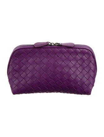 Bottega Veneta Leather Cosmetic Bag