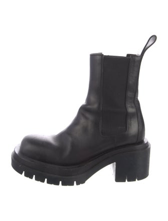 Bottega Veneta Leather Combat Boots