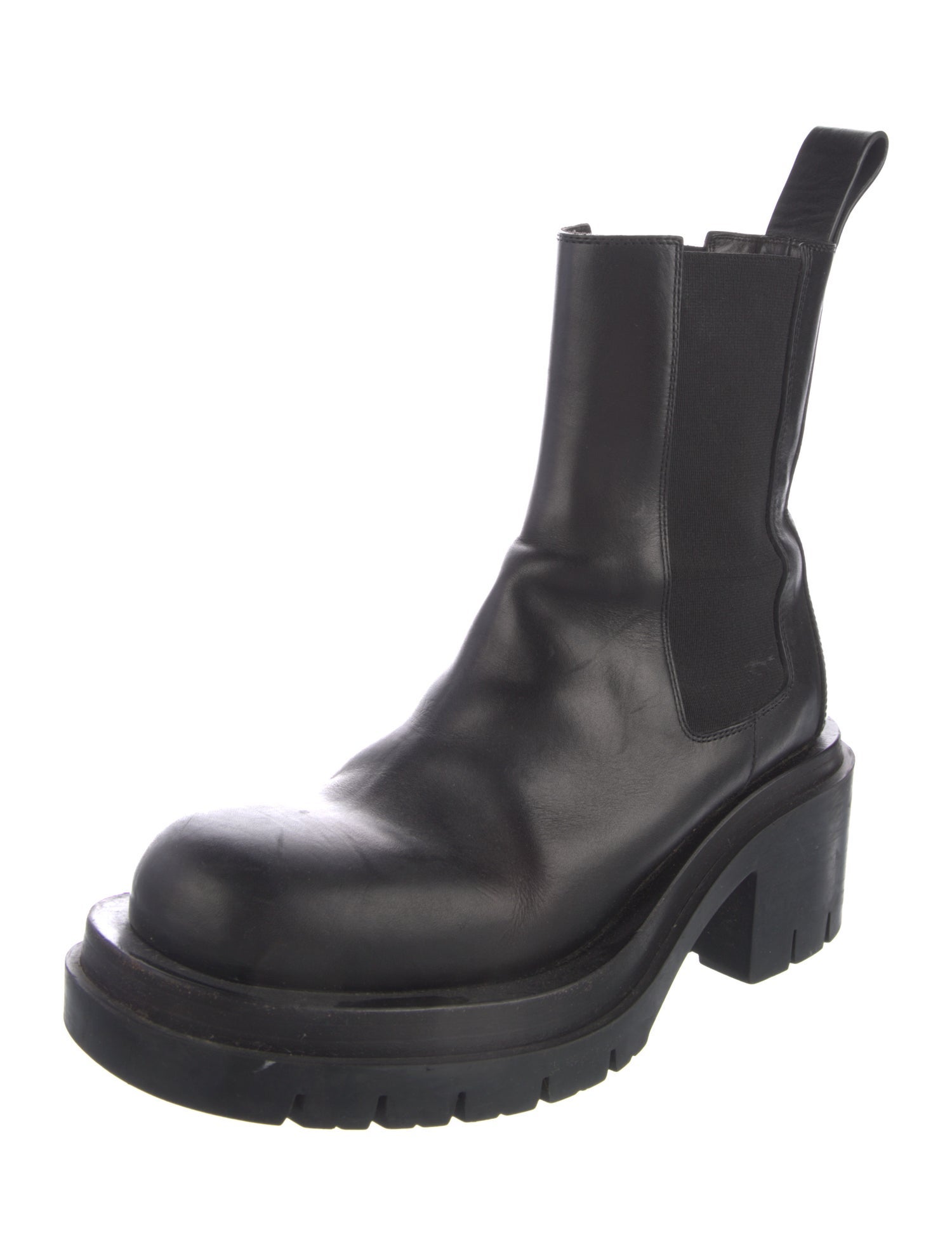 Bottega Veneta Leather Combat Boots