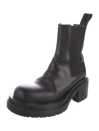 Bottega Veneta Leather Combat Boots