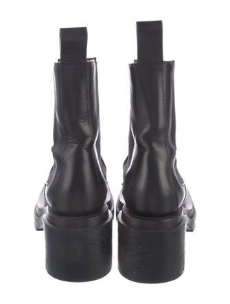 Bottega Veneta Leather Combat Boots
