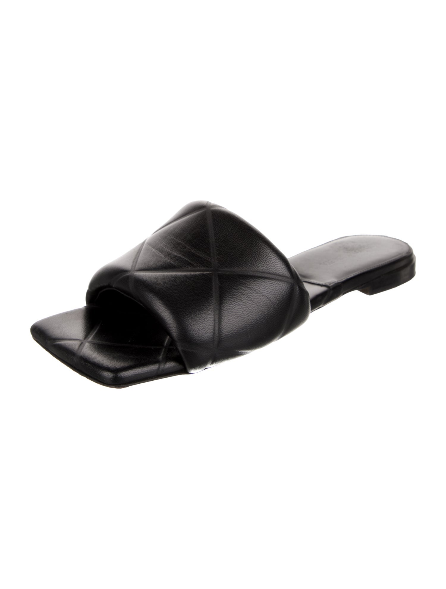 Bottega Veneta Leather Slides