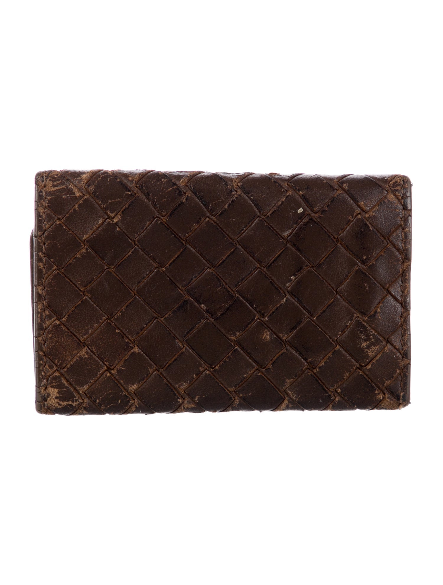 Bottega Veneta Vintage Intrecciato Key Wallet