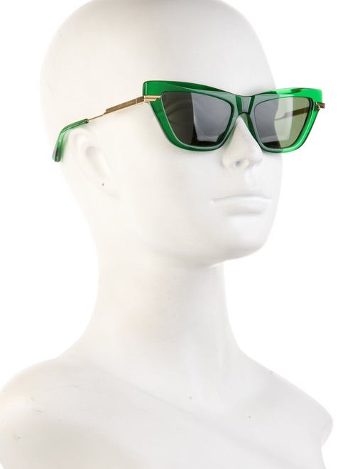 Bottega Veneta Cat-Eye Mirrored Sunglasses