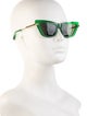 Bottega Veneta Cat-Eye Mirrored Sunglasses
