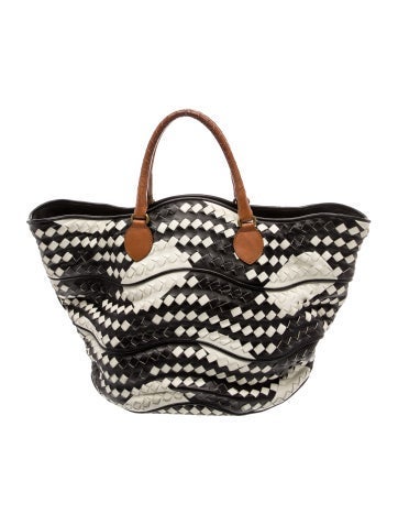 Bottega Veneta Handle Bags Intrecciato Top Bag Vintage