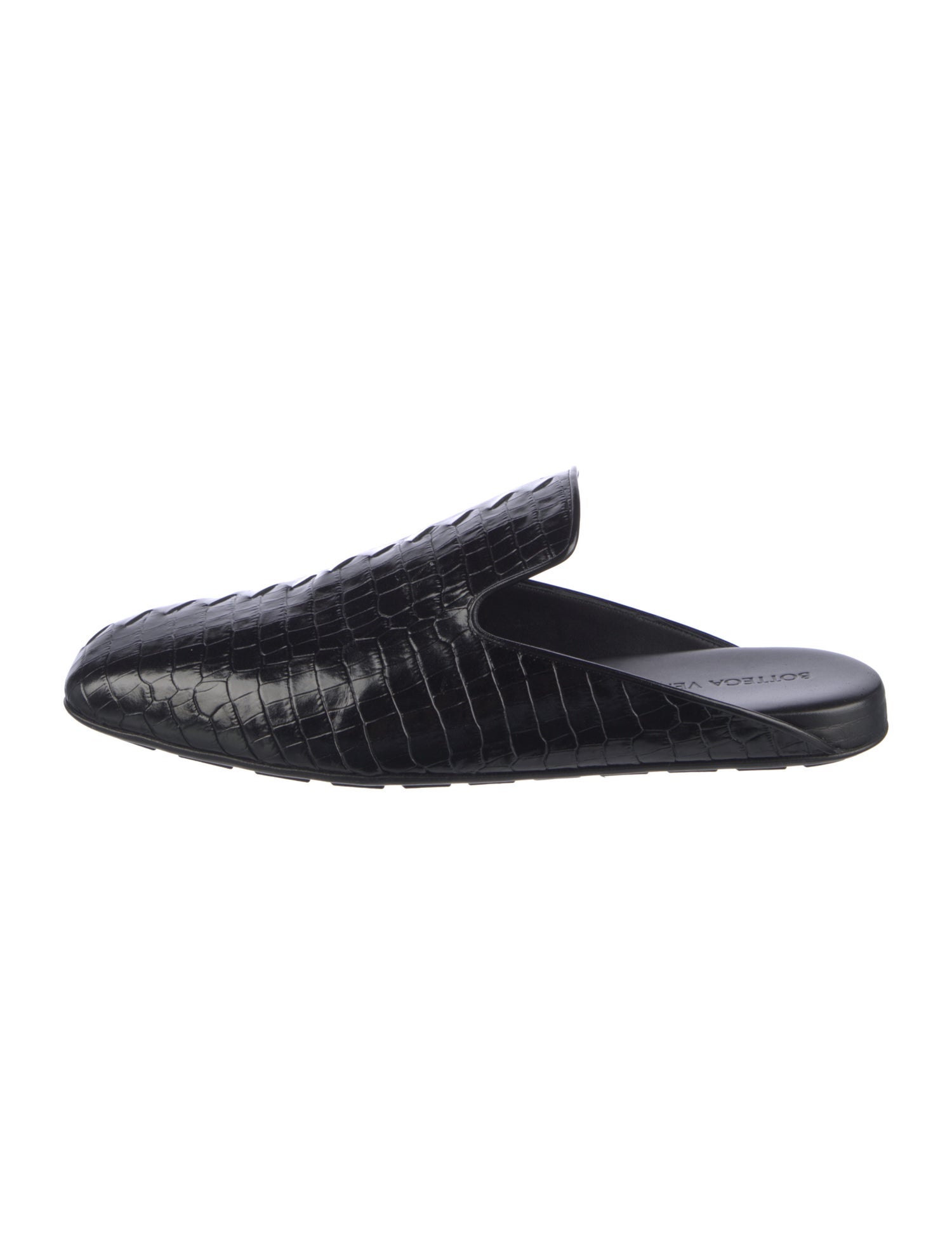 Bottega Veneta Intrecciato Weave Leather Slippers