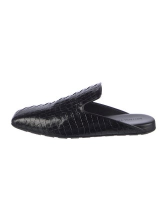 Bottega Veneta Intrecciato Weave Leather Slippers