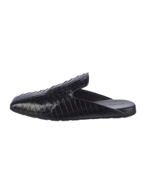 Bottega Veneta Intrecciato Weave Leather Slippers