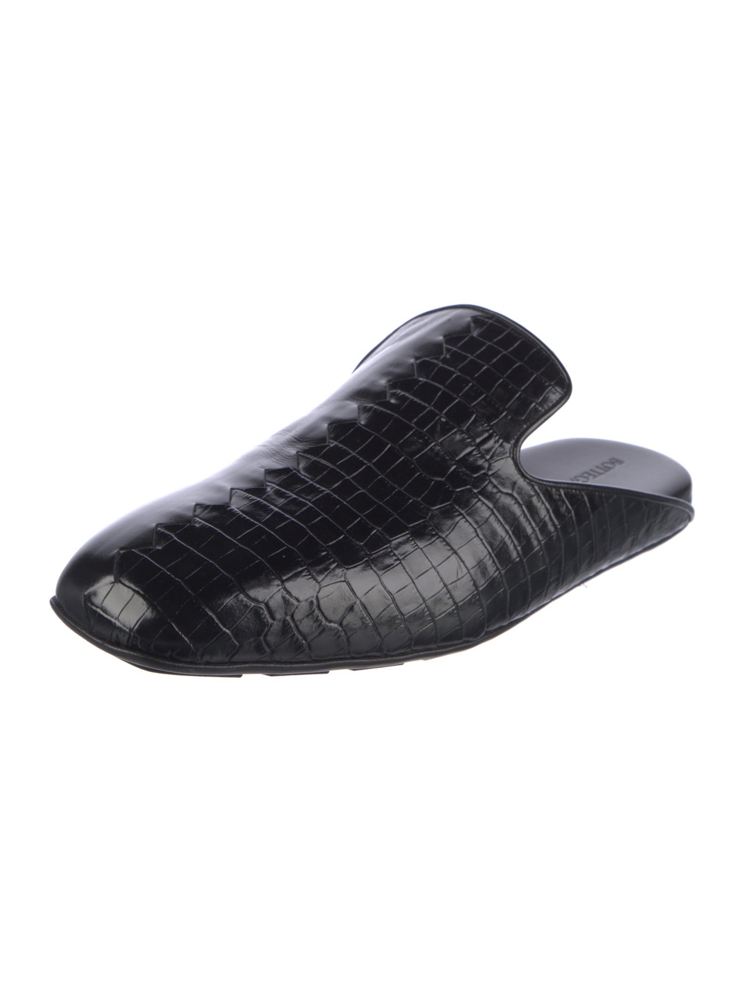 Bottega Veneta Intrecciato Weave Leather Slippers