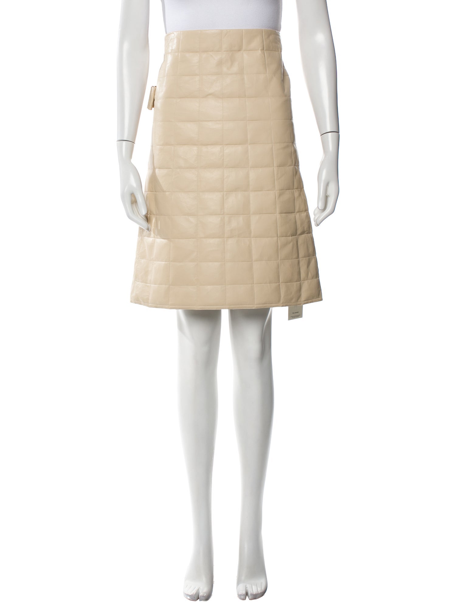 Bottega Veneta Leather Knee-Length Skirt