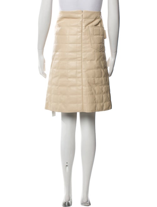 Bottega Veneta Leather Knee-Length Skirt