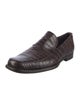 Bottega Veneta Intrecciato Weave Crocodile Dress Loafers