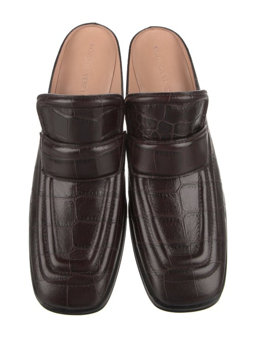 Bottega Veneta Embossed Leather Mules