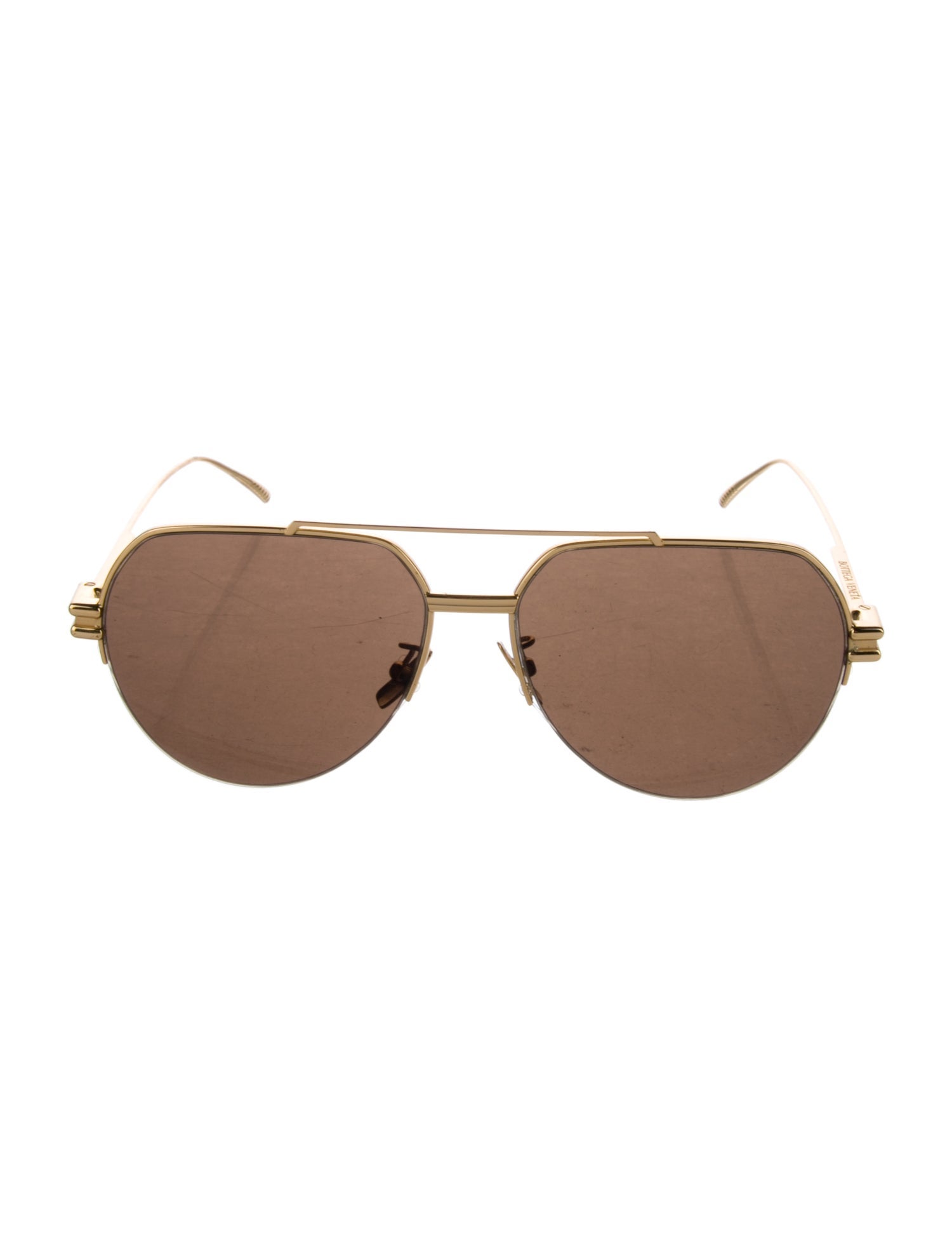 Bottega Veneta Aviator Tinted Sunglasses