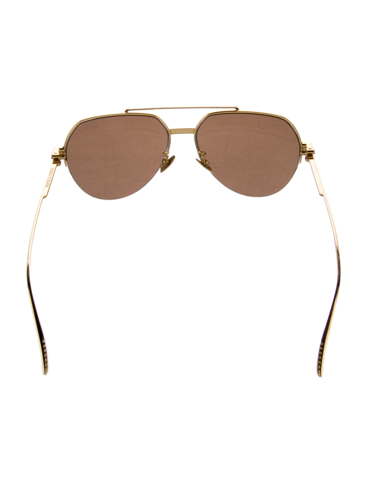 Bottega Veneta Aviator Tinted Sunglasses