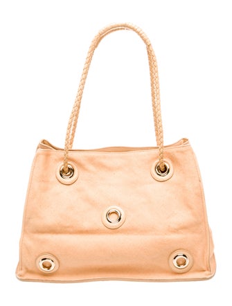 Bottega Veneta Canvas Shoulder Bag