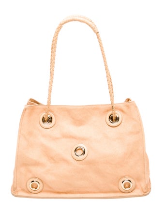 Bottega Veneta Canvas Shoulder Bag