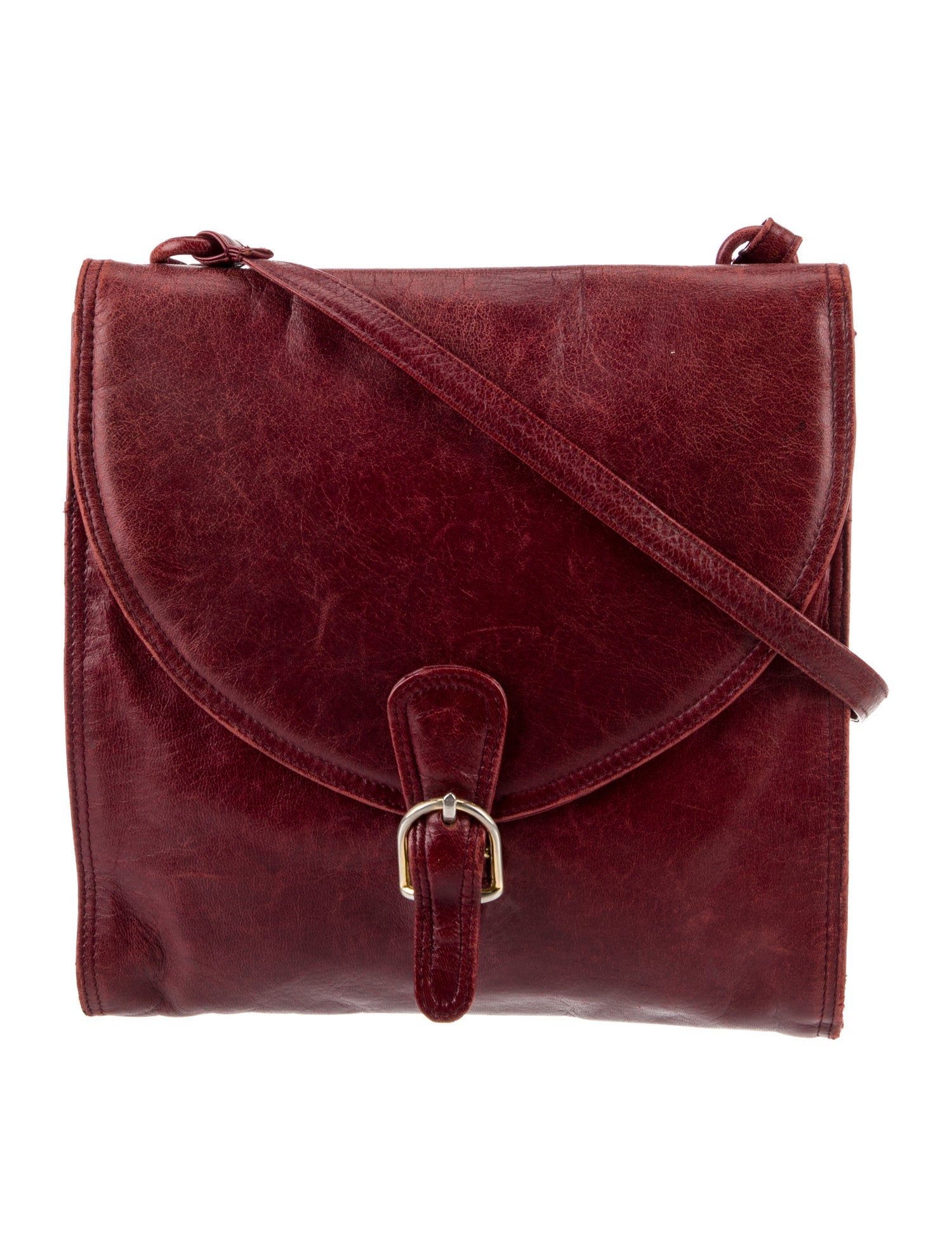 Bottega Veneta Leather Crossbody Bag Vintage