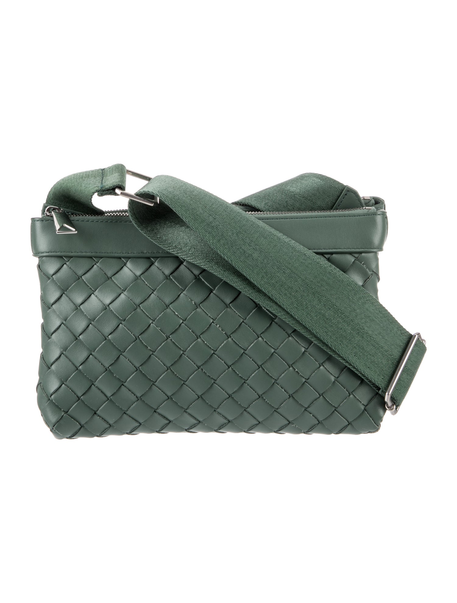 Bottega Veneta Leather Messenger Bag