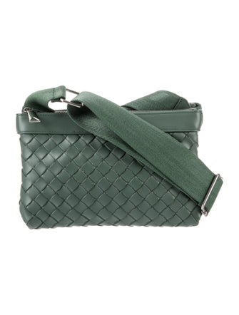 Bottega Veneta Leather Messenger Bag