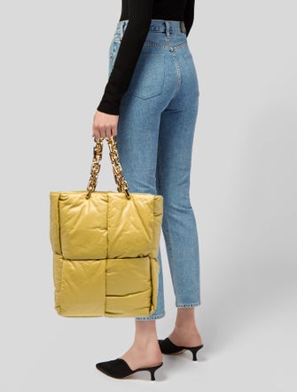 Bottega Veneta Intrecciato Padded Chain Tote Maxi