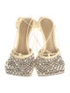 Bottega Veneta Leather Crystal Embellishments D'Orsay Pumps