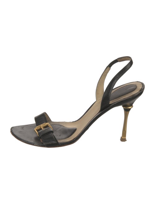 Bottega Veneta Leather Slingback Sandals