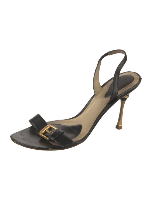 Bottega Veneta Leather Slingback Sandals