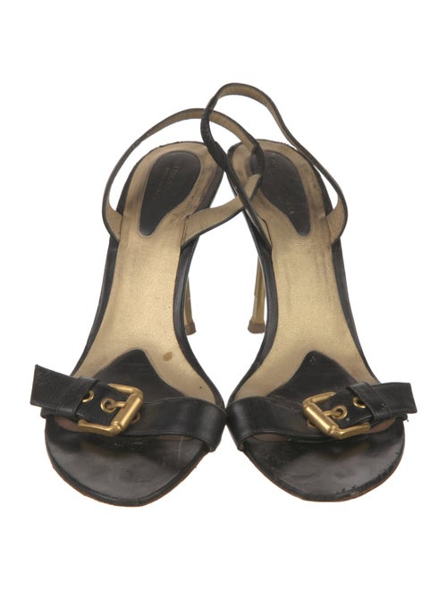 Bottega Veneta Leather Slingback Sandals