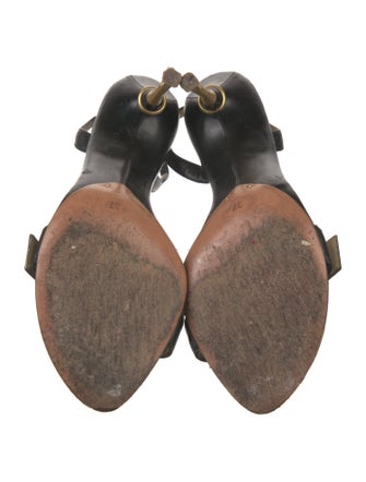 Bottega Veneta Leather Slingback Sandals