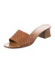 Bottega Veneta Intrecciato Weave Leather Slides