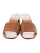 Bottega Veneta Intrecciato Weave Leather Slides