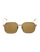 Bottega Veneta Square Tinted Sunglasses
