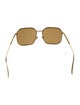 Bottega Veneta Square Tinted Sunglasses